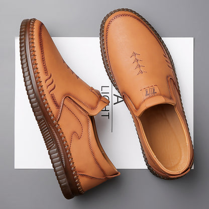Non-slip cowhide sole casual shoes