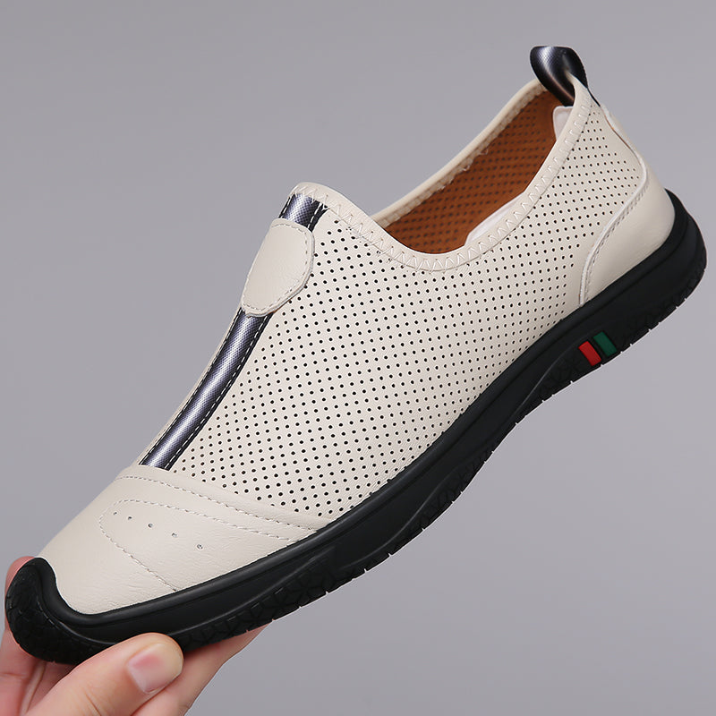 Daily casual leather shoes