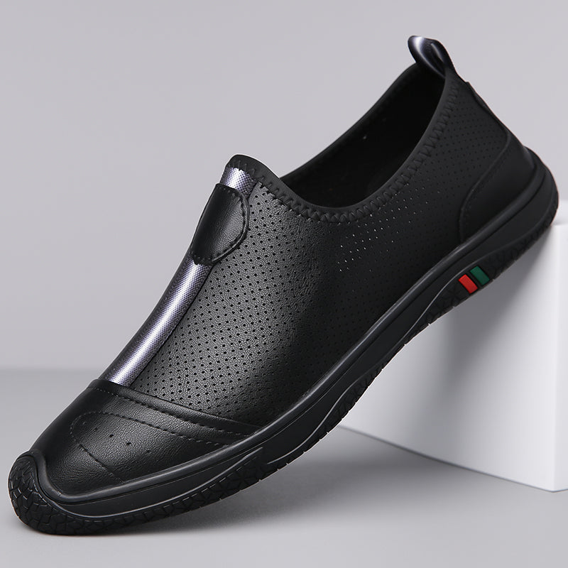 Daily casual leather shoes