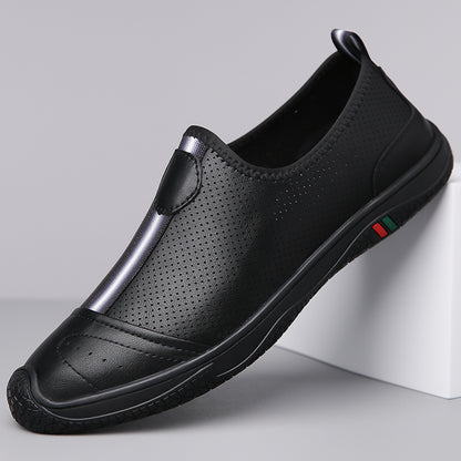 Daily casual leather shoes