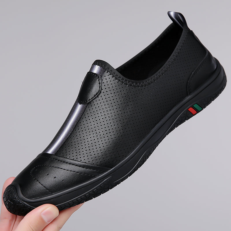 Daily casual leather shoes