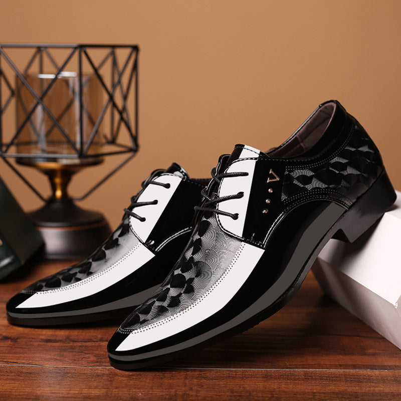 New shiny leather shoes