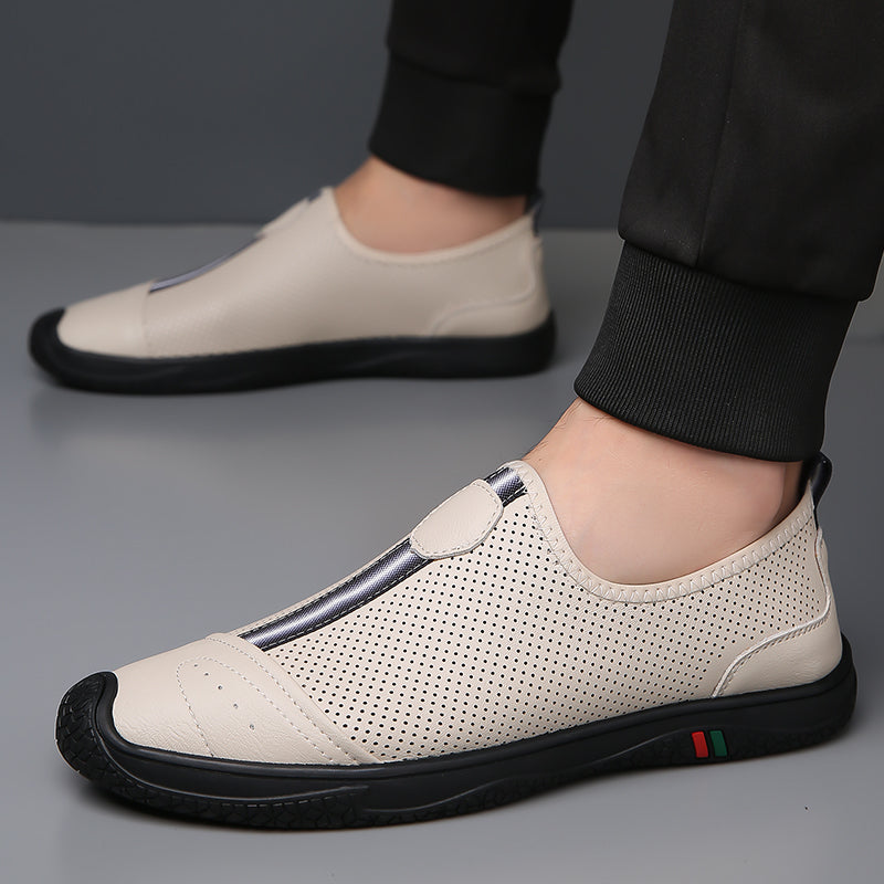 Daily casual leather shoes