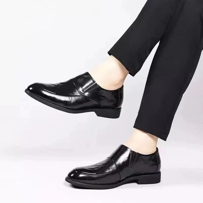 Men's soft leather casual shoes