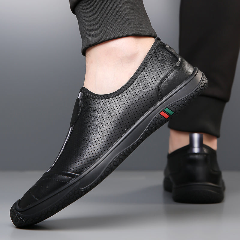 Daily casual leather shoes