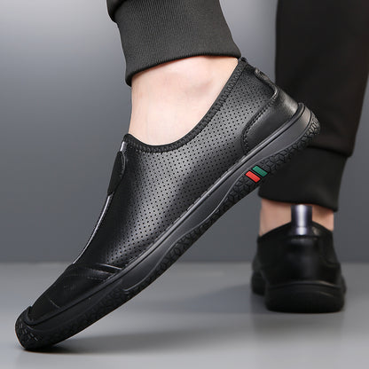 Daily casual leather shoes