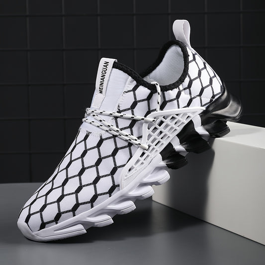 Last Day 50% OFF🔥Men's Comfortable Arch Support Walking Shoe Blade Cushioned Sneakers