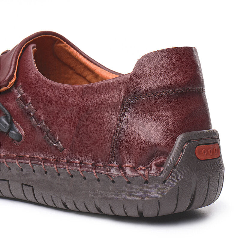 2023S Mens Genuine Leather Comfy Soft Sole Slip On Loafers
