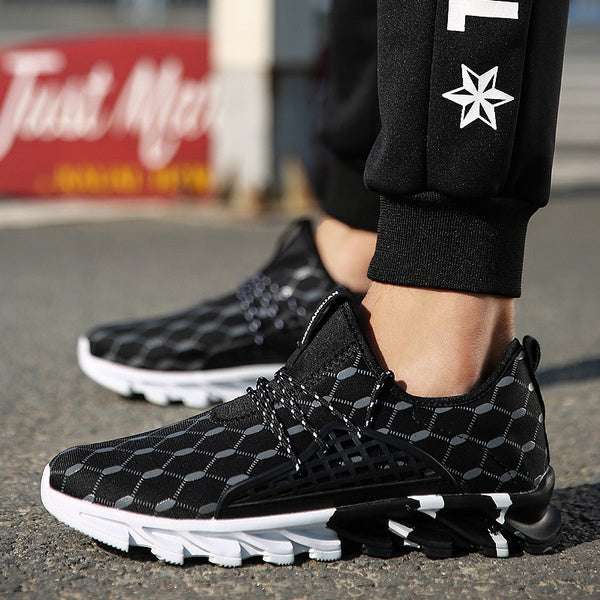 Men's Comfortable Arch Support Walking Shoe Blade Cushioned Sneakers