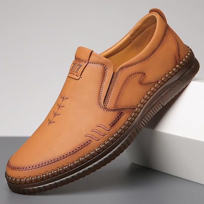 Non-slip cowhide sole casual shoes