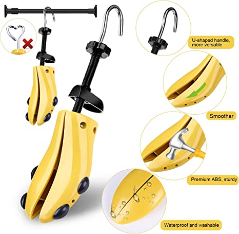 Stretcher Shoe Trees, Adjustable Length & Width for Men