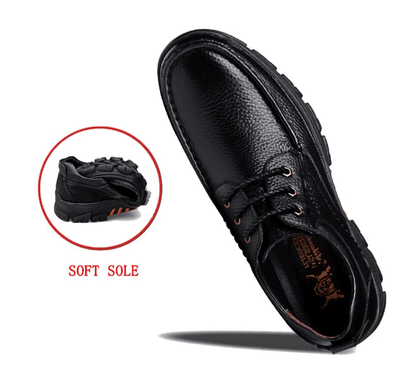 Christmas Sale⛄--40% OFF 🎁Mens Waterproof Non Slip Soft Sole Casual Genuine Leather Oxfords