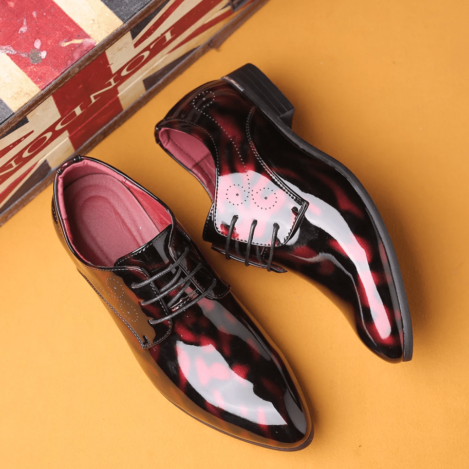 Mens Stylish Comfortable Non Slip Leather Oxfords Dress Shoes