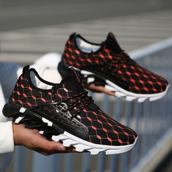 Men's Comfortable Arch Support Walking Shoe Blade Cushioned Sneakers