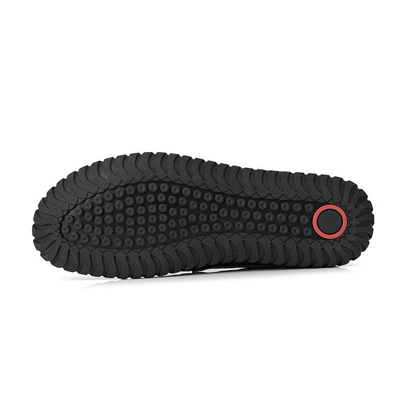 Men's Hand Stitching Breathable Non-Slip Casual Slip On Loafers