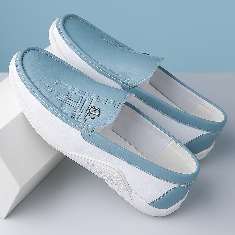 Men's business casual leather shoes