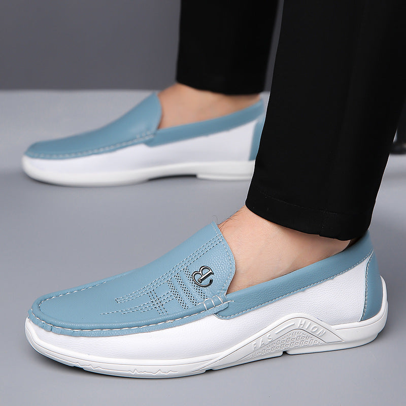 Men's business casual leather shoes