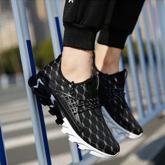 Men's Comfortable Arch Support Walking Shoe Blade Cushioned Sneakers